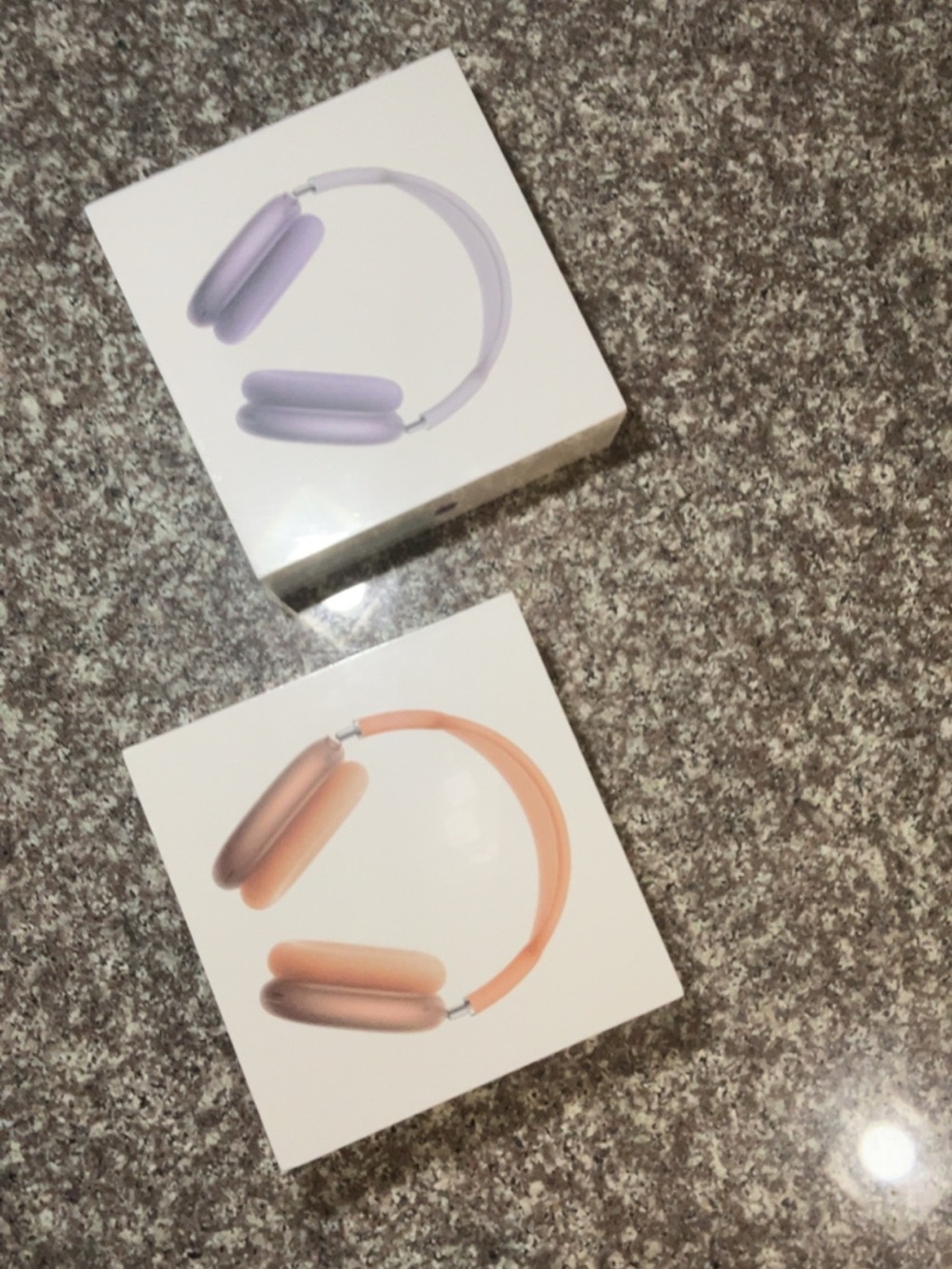 Wireless Over-Ear Headphones - Lavender and Peach